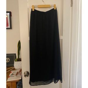 Black Maxi Skirt